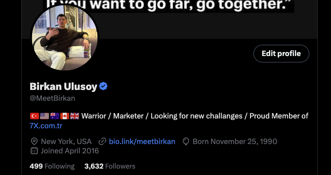birkan ulusoy twitter öncesi