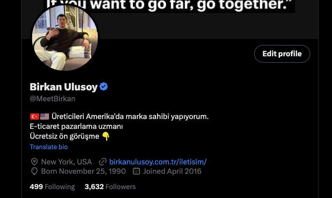 birkan ulusoy twitter sonrası