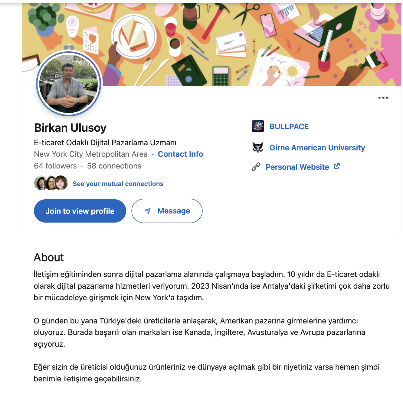 linkedin hesabını iyileştirme