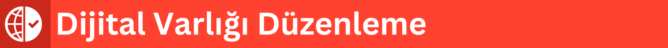 dijital varlığı düzenleme