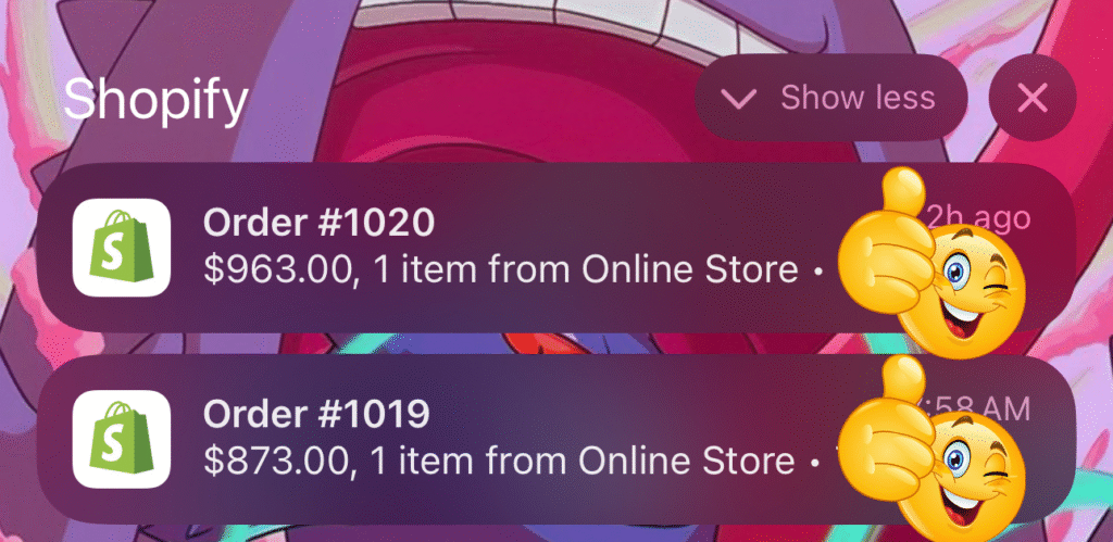 shopify ödeme ile gelen satışlar