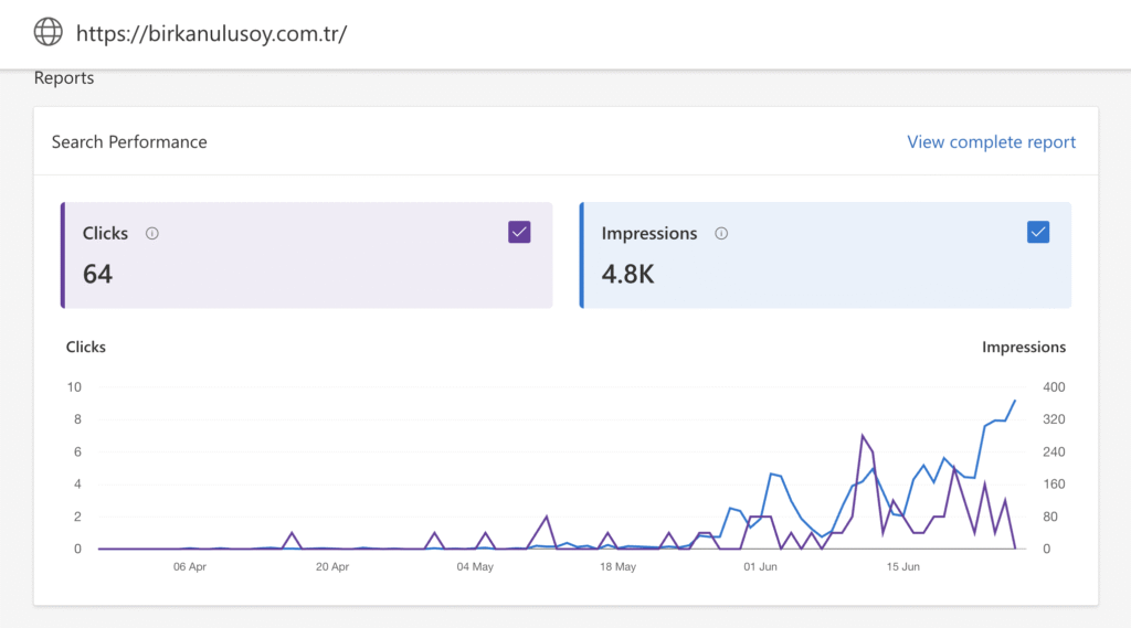 Bing arama motoru sonuçları