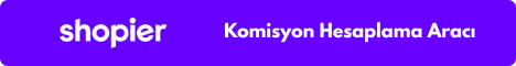 Shopier komisyon hesaplama