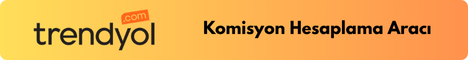 Trendyol komisyon hesaplama